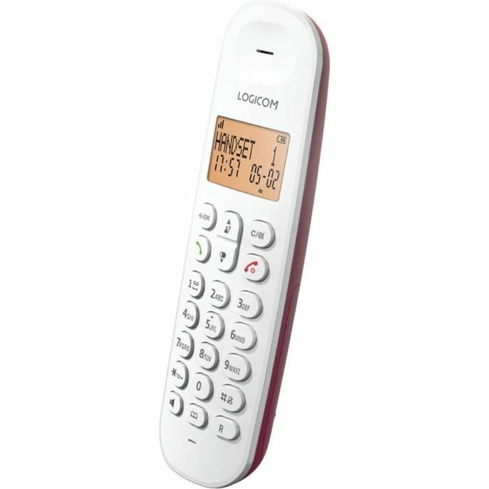 Logicom DECT ILOA 150 SOLO Téléphone fixe sans fil Framboise