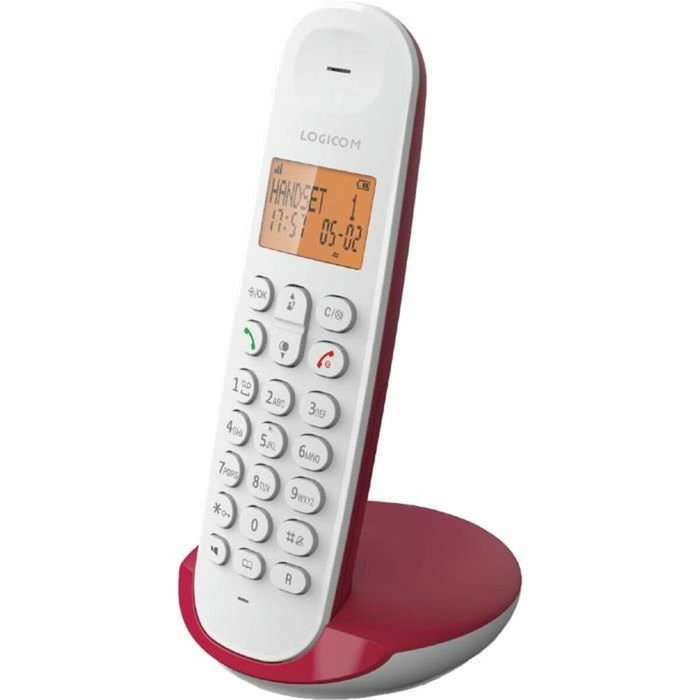 Logicom DECT ILOA 150 SOLO Téléphone fixe sans fil Framboise