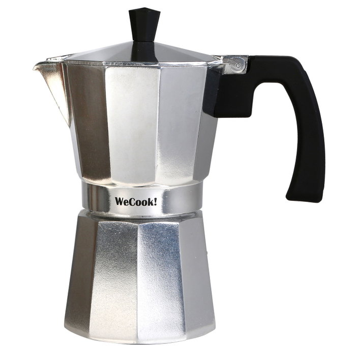 WECOOK Cafetière italienne aluminium FINSTOCK Tradicional Paola 3 tasses 40103 WECOOK Cafetière italienne aluminium FINSTOCK Tradicional Paola 3 tasses 40103