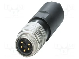 PHOENIX CONTACT Connecteur Industriel 7/8 pouces Fiche Mâle 5 Broches Droit IP67