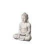BigBuy Home Figurine Décorative Gris Buda Ethnique