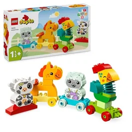 Lego 10412 DUPLO Mon Premier Train des Animaux, Jouet à Tirer avec Roues et Animaux à Construire pour Enfants - Développement Motricité Fine
