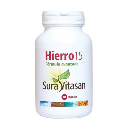 SURA VITASAN Hierro 15, 90 capsules SURA VITASAN Hierro 15, 90 capsules