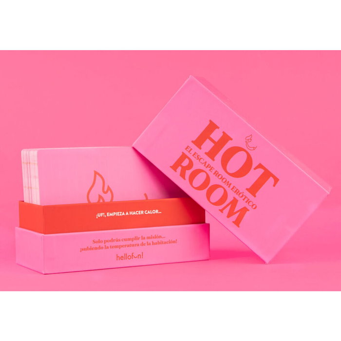 HELLOFUN! Jeu Hot Room en espagnol - Escape room érotique pour couples +18 ans - 5 histoires avec énigmes et défis