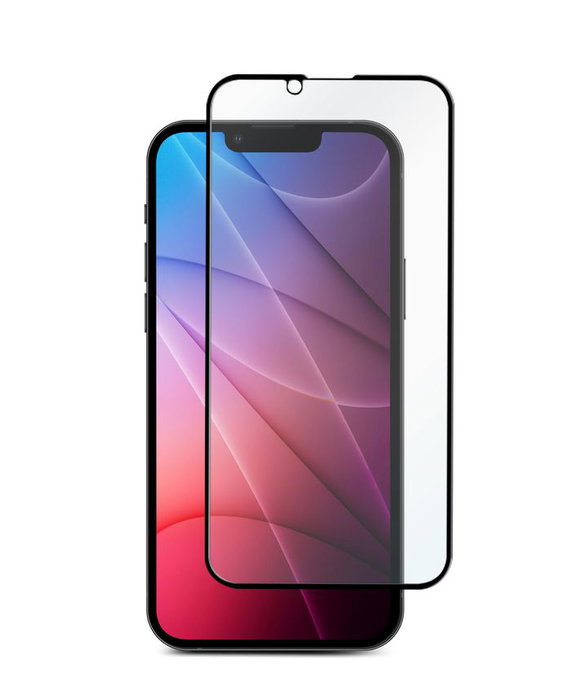 eSTUFF Protecteur d'écran en verre trempé Full Cover 9H résistant aux chocs, Lot de 25 pour iPhone 17e/16e/14/13 Pro/13 (Titan Shield®) eSTUFF Protecteur d'écran en verre trempé Full Cover 9H résistant aux chocs, Lot de 25 pour iPhone 17e/16e/14/13 Pro/13 (Titan Shield®)