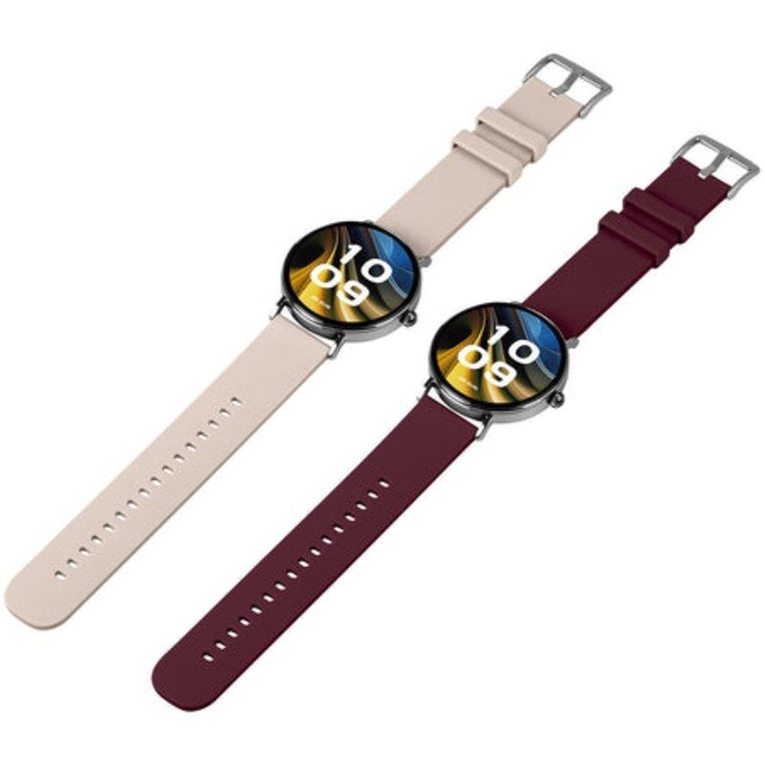 SPC Smartee Duo Velvet – Montre connectée avec écran AMOLED 1.32 pouces, Bluetooth et 100+ modes sportifs