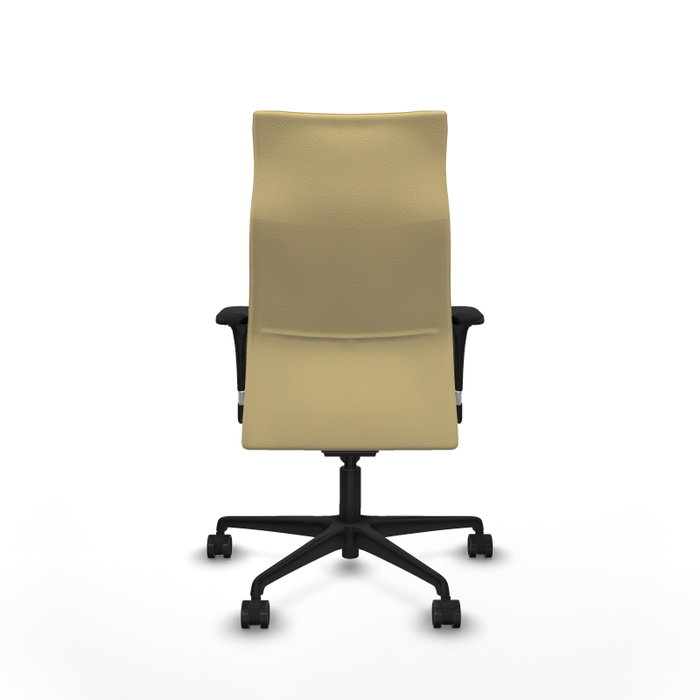 Piqueras Y Crespo Fauteuil Albacete, Similicuir Crème, Mécanisme Synchrone