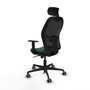 Piqueras y Crespo Chaise de Bureau avec Appui-tête 1D036G2 Vert