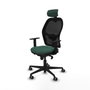Piqueras y Crespo Chaise de Bureau avec Appui-tête 1D036G2 Vert