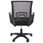Home Deco Factory Chaise de bureau noire réglable