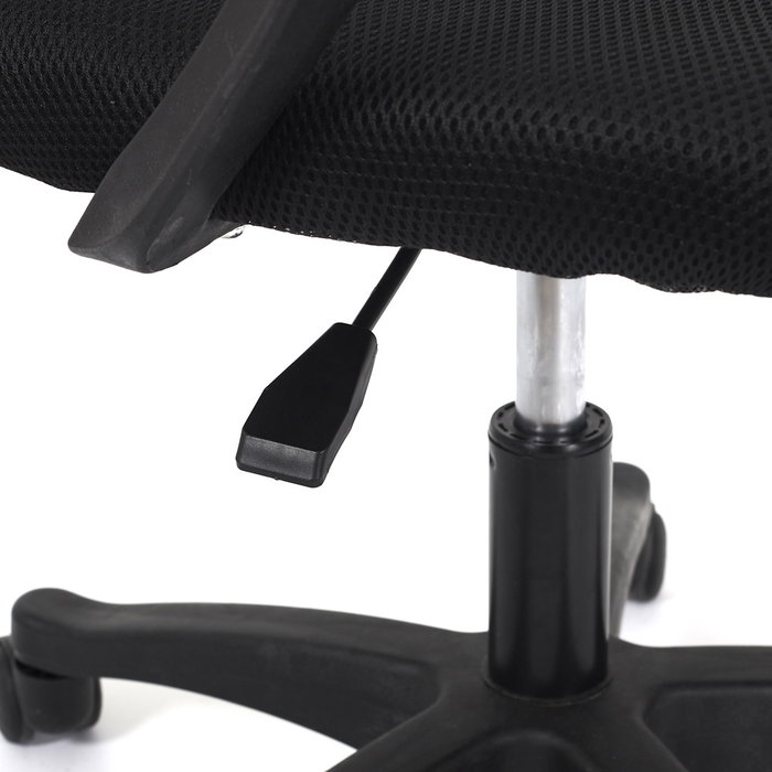 Home Deco Factory Chaise de bureau noire réglable