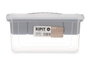 Kipit Organiseur Plastique Gris 5 L 29.5x14.5x19.2 cm avec Bandeja (Set de 6)
