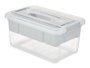 Kipit Organiseur Plastique Gris 5 L 29.5x14.5x19.2 cm avec Bandeja (Set de 6)