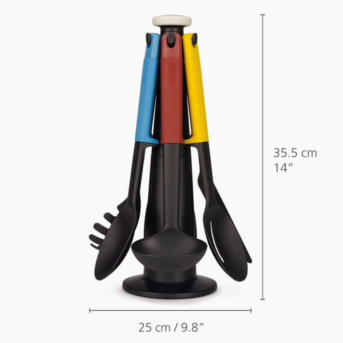 Joseph Joseph Elevate Ensemble d'ustensiles de 6 pièces avec support de rangement Joseph Joseph Elevate Ensemble d'ustensiles de 6 pièces avec support de rangement