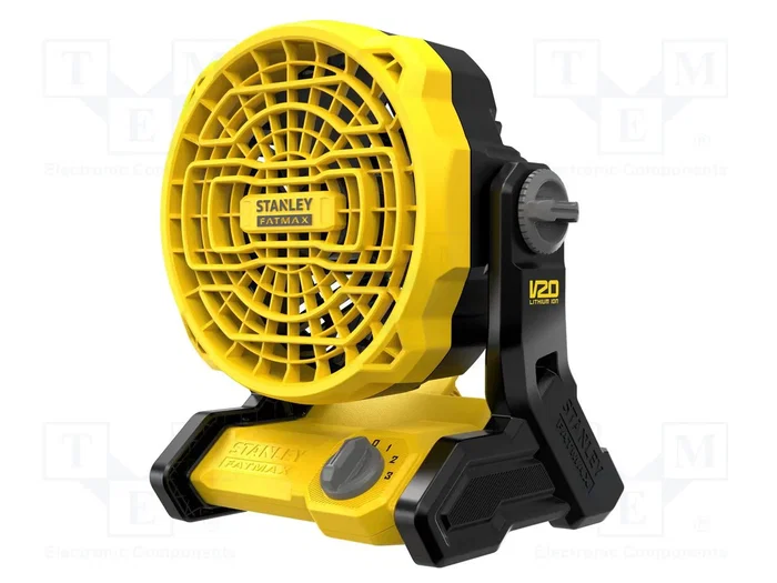Stanley Ventilateur sans fil SFMCE001B-XJ V20 18V, 3 vitesses, 1100 m³/h, sans batterie