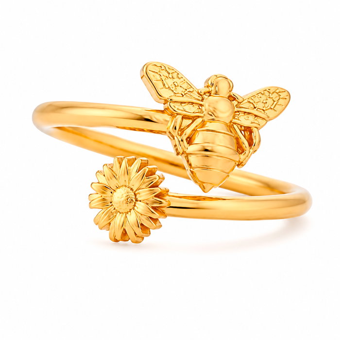 Alex And Ani Bague Abeille Dorée Taille 55 Alex And Ani Bague Abeille Dorée Taille 55