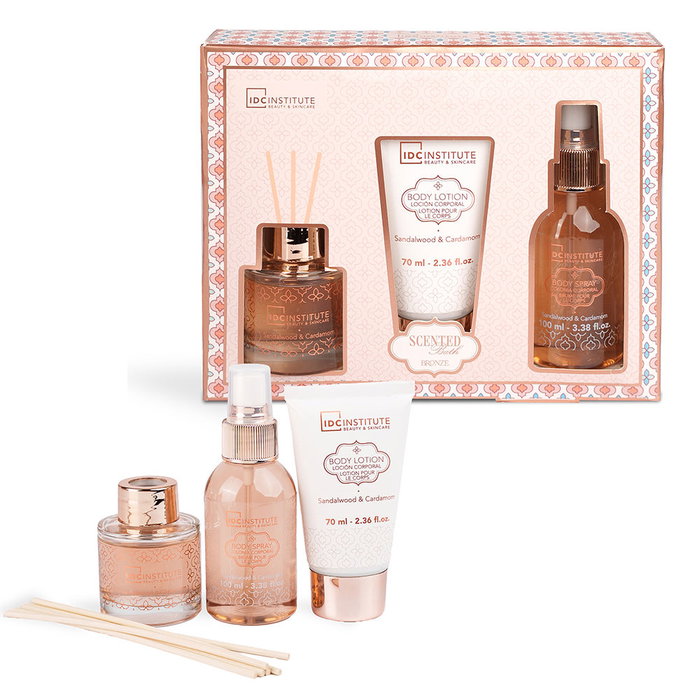 Idc Institute Coffret de Bain Parfumé Bronze 3 Pièces Idc Institute Coffret de Bain Parfumé Bronze 3 Pièces