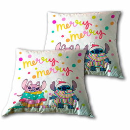 DISNEY Coussin Lilo & Stitch 40 x 40 cm - Angel & Stitch
