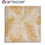 Giftdecor Lienzo 28x28 cm Feuille Naturelle Assortis (Set de 36)