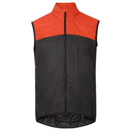 Vaude Matera Gilet Coupe-vent Homme Noir/Rouge M