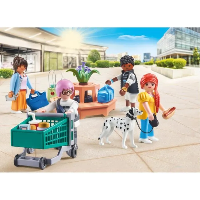 Playmobil 71541 - Set My Figures Shopping - My Life - 80 pièces - Jeu de construction à partir de 5 ans