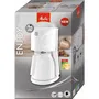 Melitta Cafetière Filtre Enjoy II Therm - 12 Tasses - 1000W - Verseuse Verre - Arrêt Auto - Blanc