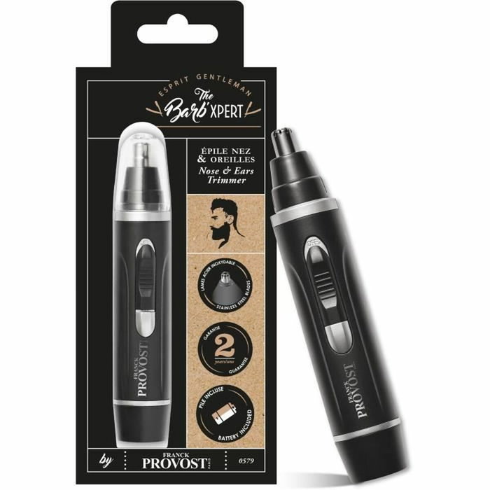 Franck Provost Barb'Xpert 0579 Tondeuse Nez et Oreilles Noir et Gris