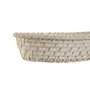 Set de basket Home ESPRIT Blanc Naturel Bambou Rotin 29 x 22 x 7 cm