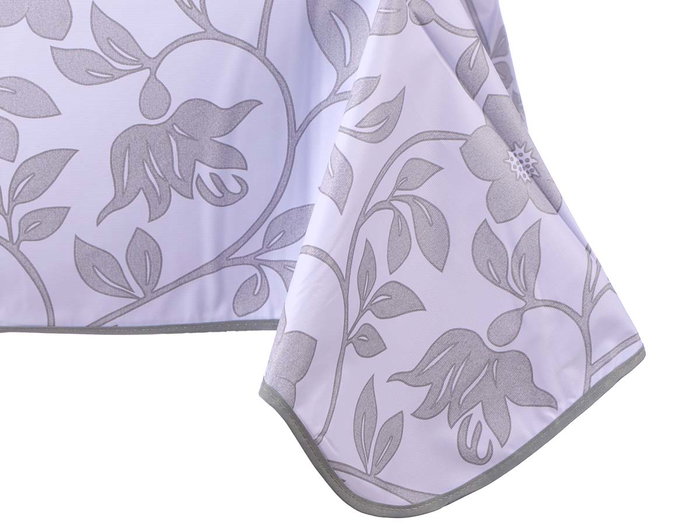 Kinvara Nappe Rectangulaire Motifs Couleurs Froides 140 x 240 cm (Set de 24)