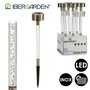 Ibergarden Balise Solaire Plastique Acier Inoxydable Acrylique 5,5 x 34,7 x 5,5 cm (Set de 24)