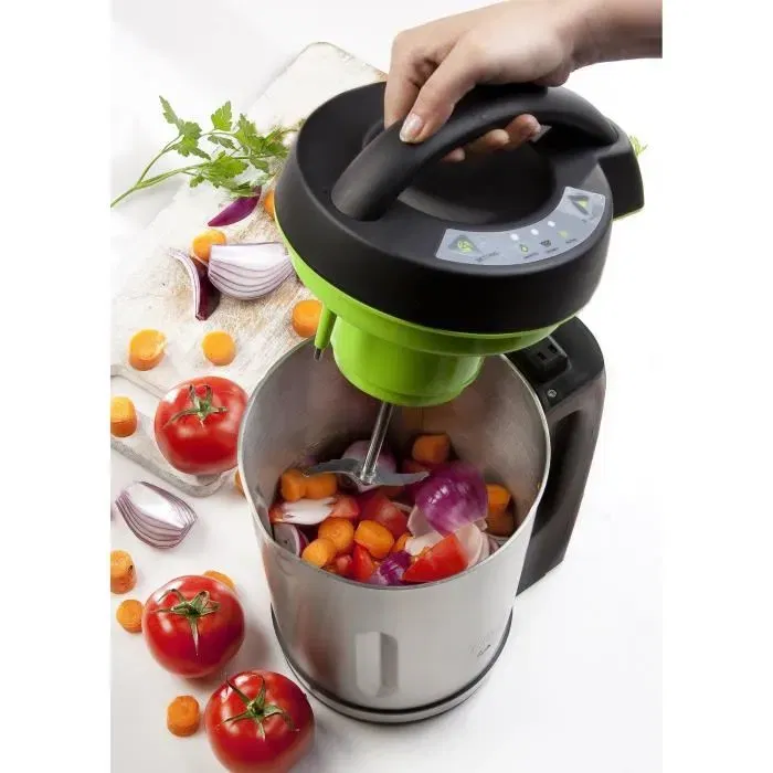 Domo DO498BL Blender chauffant ou soupière 1,6 L noir - 3 programmes - 1000 W