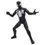 Hasbro Marvel Spider-Man - Figurine Titan Series Spider-Man en costume noir 30 cm deluxe, jouet de super-héros pour enfants dès 4 ans