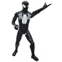 Hasbro Marvel Spider-Man - Figurine Titan Series Spider-Man en costume noir 30 cm deluxe, jouet de super-héros pour enfants dès 4 ans