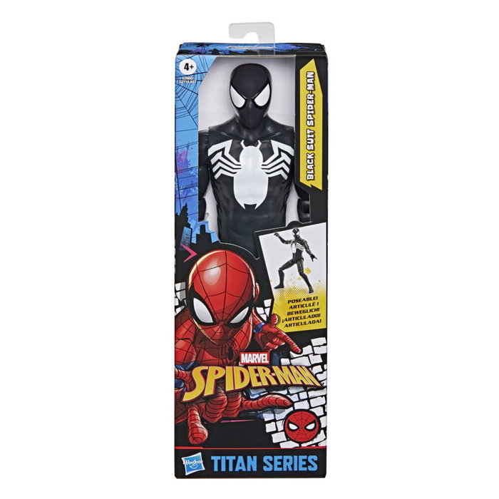 Hasbro Spider-Man Titan Series - Figurine Deluxe Costume Noir 30 cm