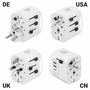 Adaptateur Prise Universelle de Voyage Muvit MCADP0006 Blanc 150 W 15 w