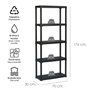 MAURER Module étagère résine 70x35x172 cm