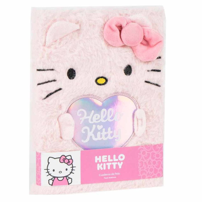 CERDÁ Carnet de notes en peluche Hello Kitty, 15x21x3 cm CERDÁ Carnet de notes en peluche Hello Kitty, 15x21x3 cm