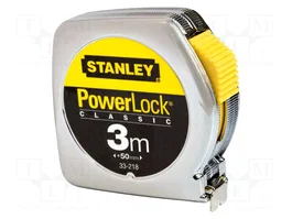 STANLEY Mètre ruban PowerLock® 3 m / 12,7 mm