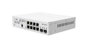 MikroTik Cloud Smart Switch CSS610-8G-2S+IN, 8 Ports Gigabit Ethernet, 2 Ports SFP+ 10G, 12-57V, Géré
