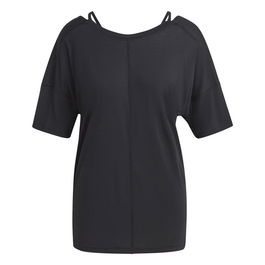 T-shirt à manches courtes femme Adidas Studio Oversized Noir M