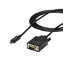 Câble USB C vers VGA Startech CDP2VGAMM2MB (2 m) Noir