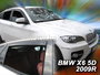 Heko HO11142 Déflecteurs Postérieurs BMW X6 E71|F16 5D 2007-2019 7,5 cm Plexiglas Fumé