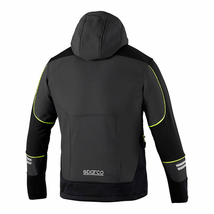 Sparco Veste Soft-Shell Tech TW Taille S Gris/Jaune Fluo Sparco Veste Soft-Shell Tech TW Taille S Gris/Jaune Fluo