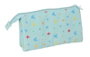 Safta Portatodo triple - Boîte à tout triple, 22 cm x 12 cm x 3 cm, pour enfants à partir de 36 mois
