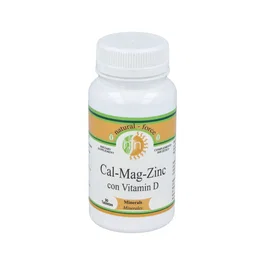 Nutri-Force Cal Mag Zinc Calcium Magnésium Zinc Vitamine D 90 Comprimés Complément Alimentaire Ossature