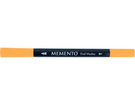 Tsukineko MEMENTO Rotulador de ilustración dual tip tangerine 3,7/0,2mm