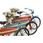 Home ESPRIT Figurine Décorative Bleu Vert Orange (3 Unités)