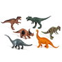 Molto - Set de 6 figurines de dinosaures en plastique pour enfants, jouet éducatif, âge recommandé 3 ans et plus