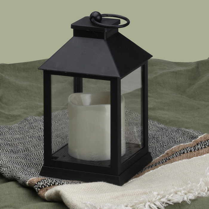 Day Lanterne LED Noire 23,5 cm Day Lanterne LED Noire 23,5 cm