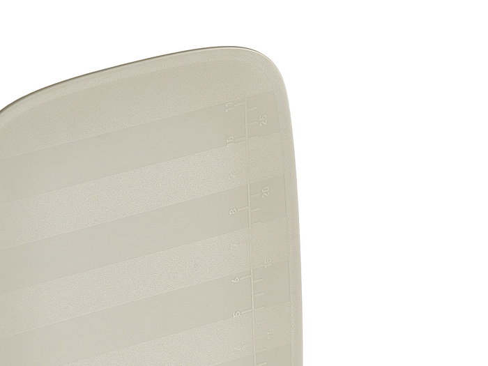 KINVARA Set de 3 planches à découper en plastique assorties de couleurs Gris + Vert